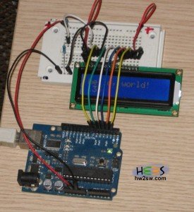 Testing the LCD 1