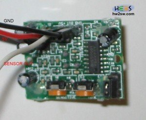 PIR Sensors Cable connection
