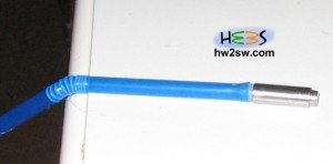 Test the straw with the core Test the straw with the core